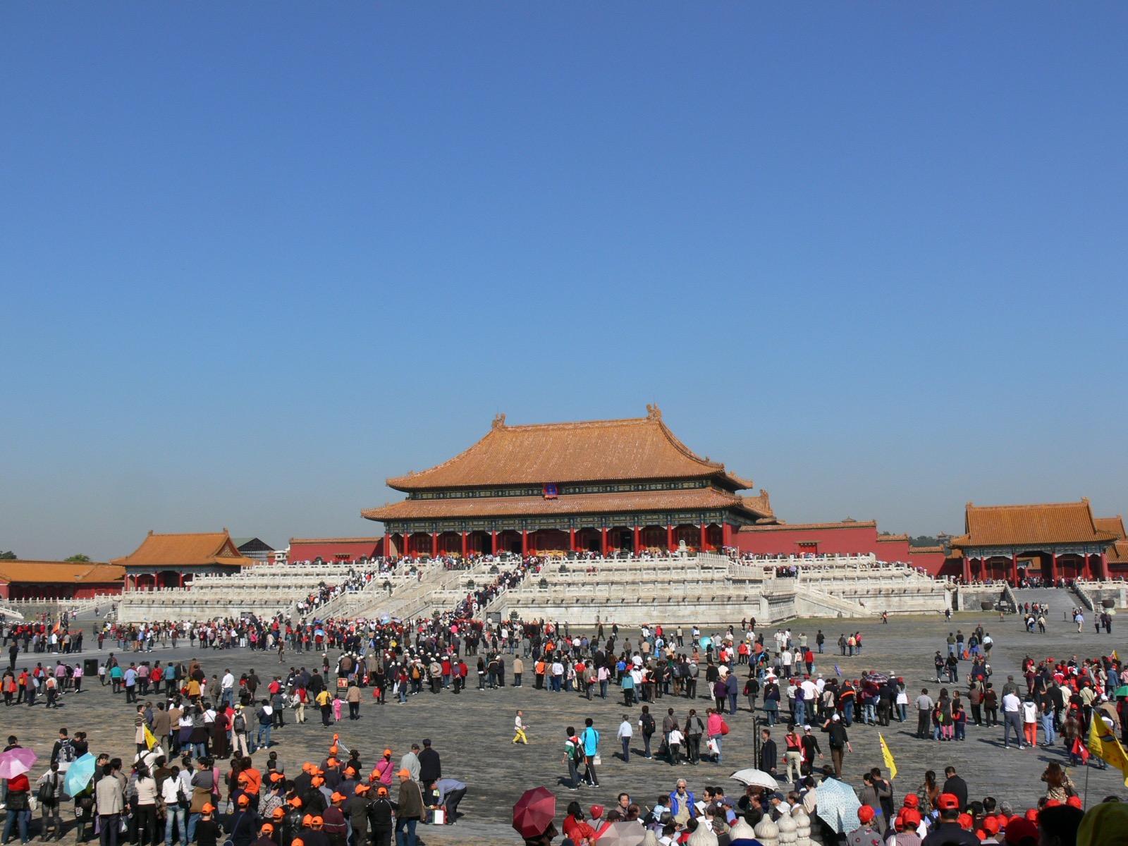 Imperial halls and courtyards of the Forbidden City in Beijing